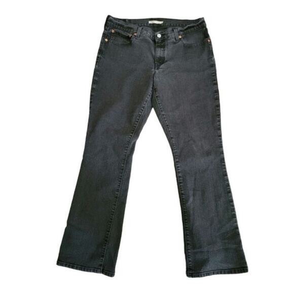 Vintage 1997 Levi's 415 Relaxed Bootcut Jeans 31 Womens Red Tab High Rise Black - Picture 1 of 5